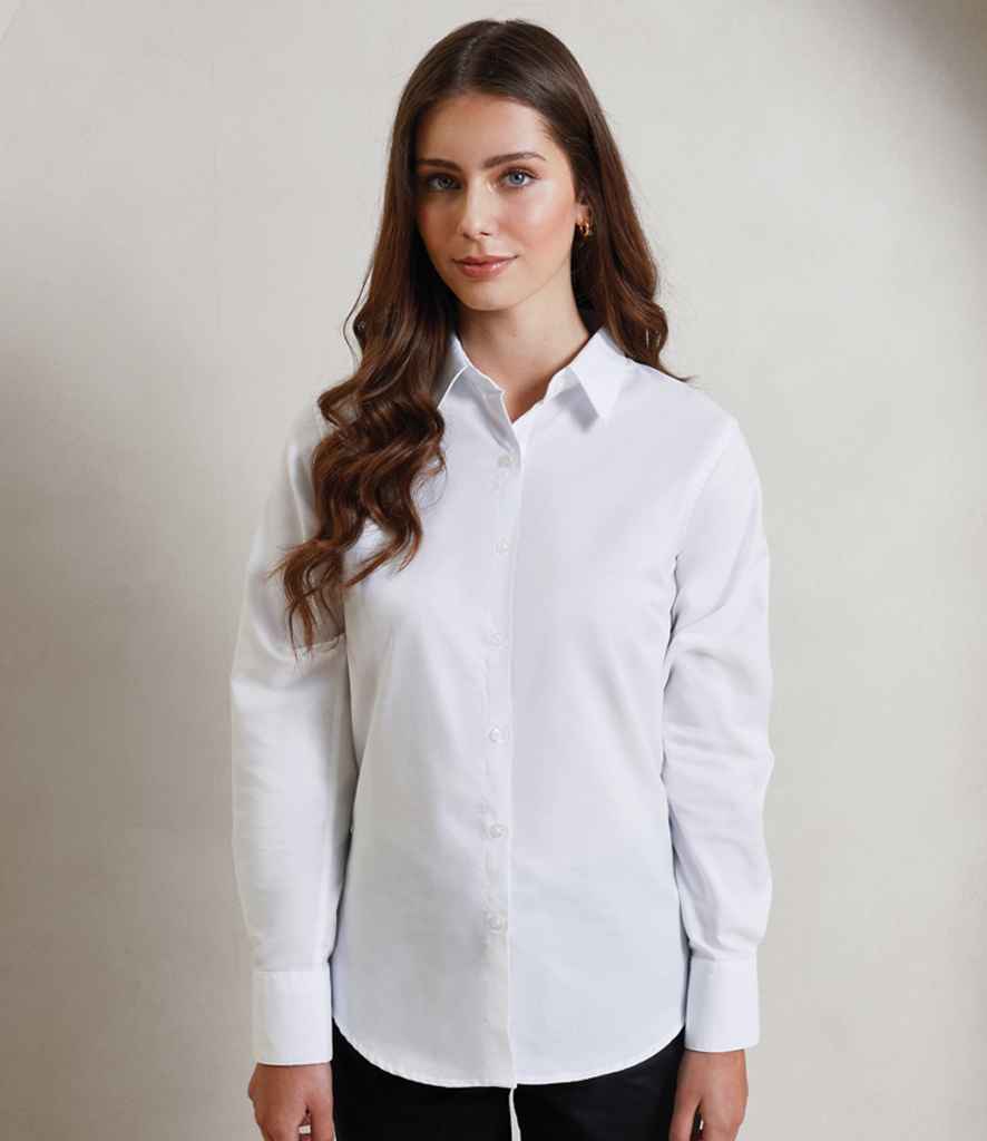 Premier - Ladies Signature Long Sleeve Oxford Shirt - Pierre Francis