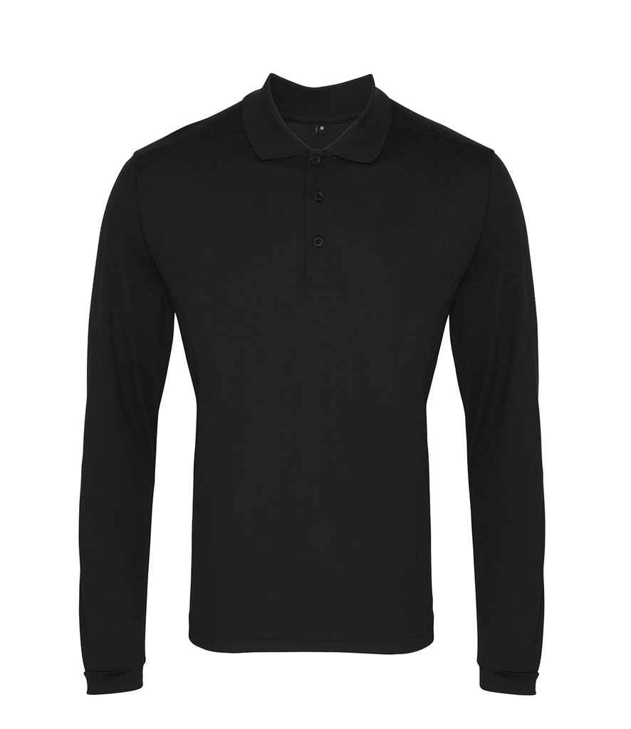 Premier - Long Sleeve Coolchecker® Piqué Polo Shirt - Pierre Francis