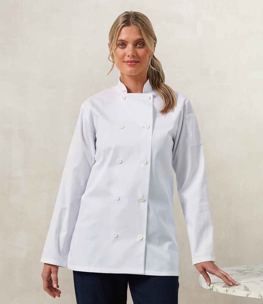 Premier - Ladies Long Sleeve Chef's Jacket - Pierre Francis