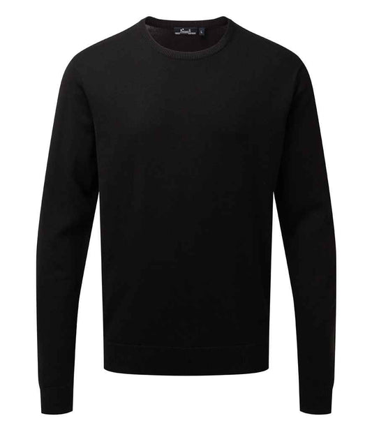 Premier - Cotton Rich Crew Neck Sweater - Pierre Francis