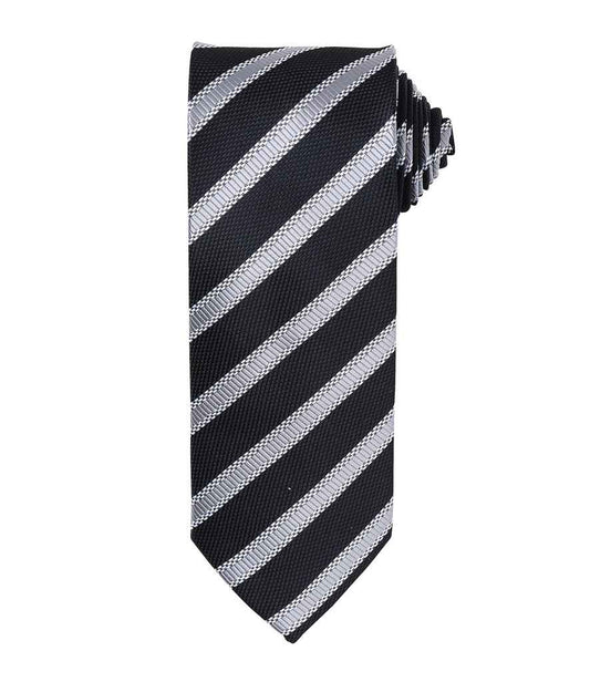 Premier - Waffle Stripe Tie - Pierre Francis