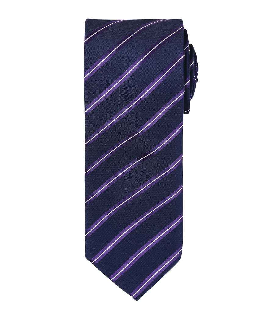 Premier - Sports Stripe Tie - Pierre Francis