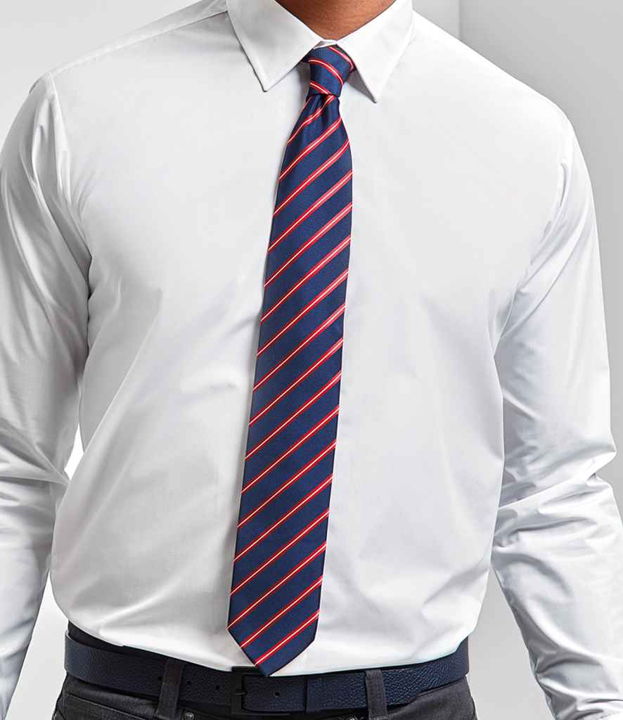 Premier - Sports Stripe Tie - Pierre Francis