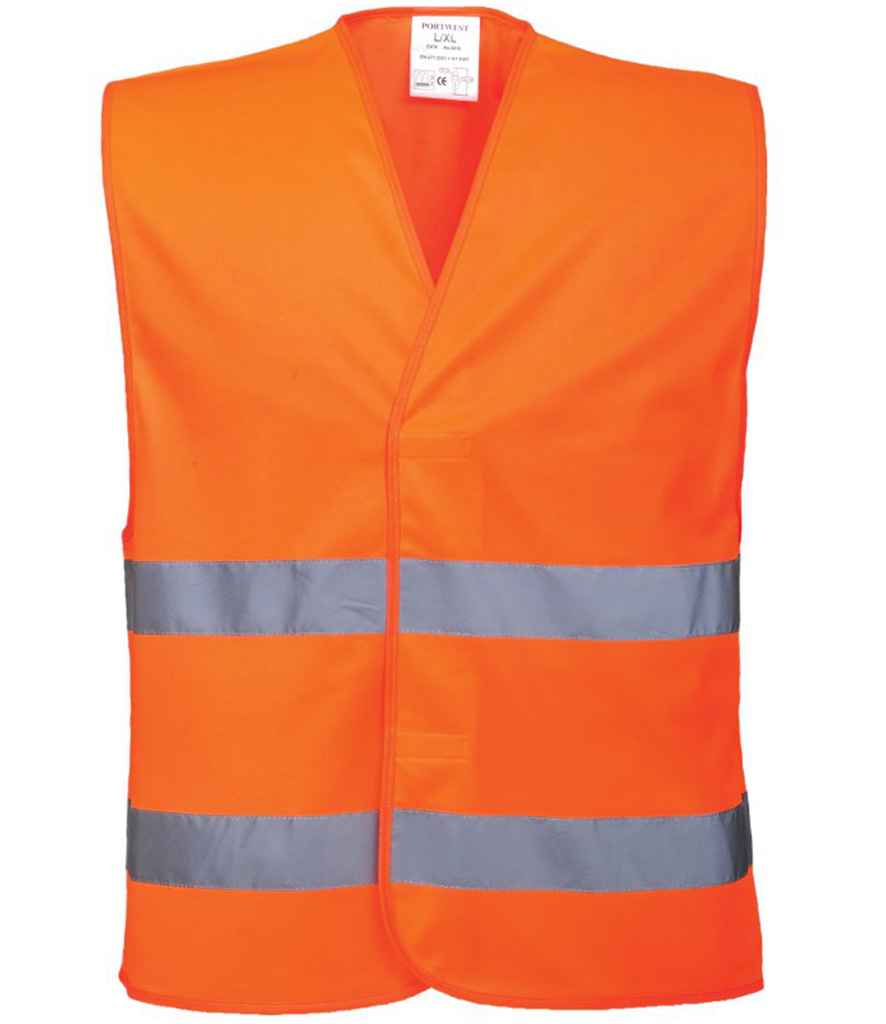 Portwest Hi-Vis Two Band Vest - Pierre Francis