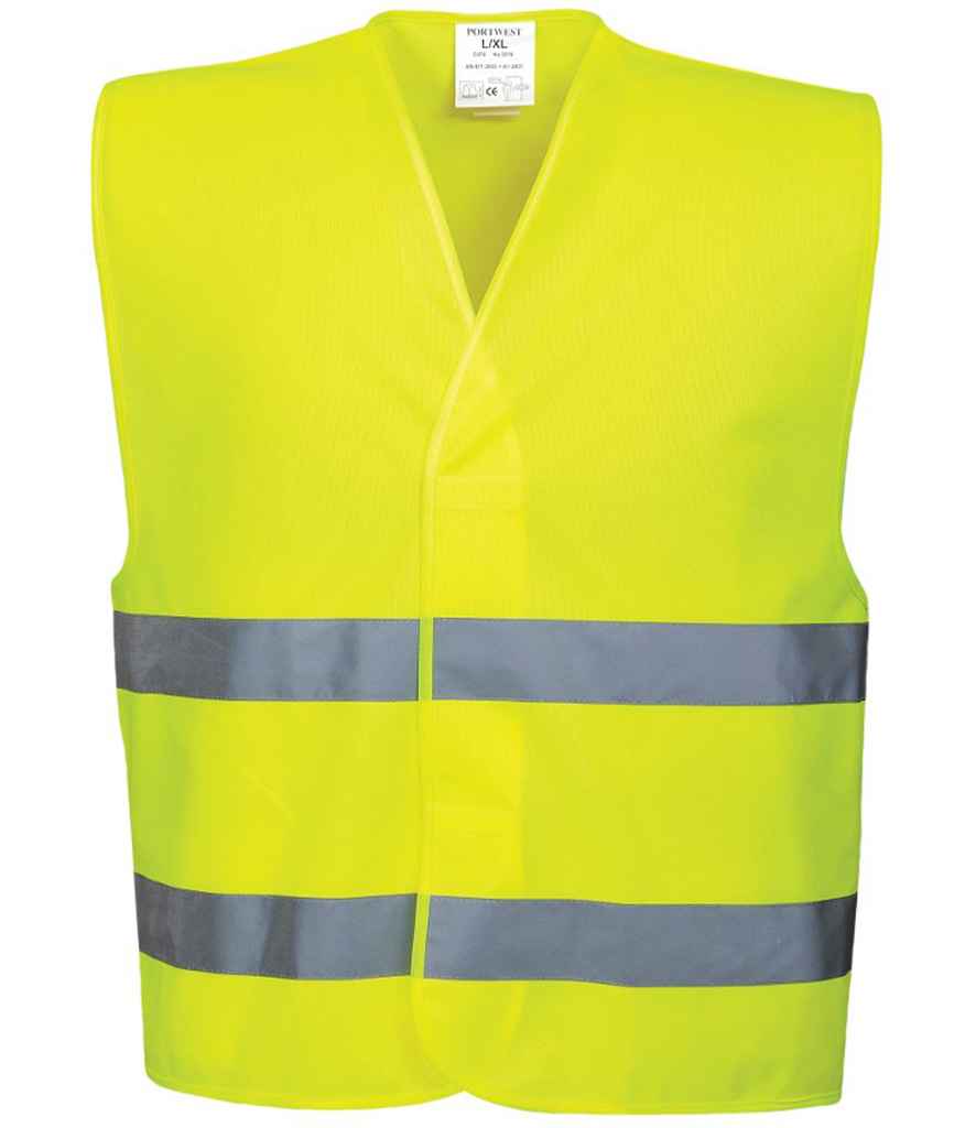 Portwest Hi-Vis Two Band Vest - Pierre Francis