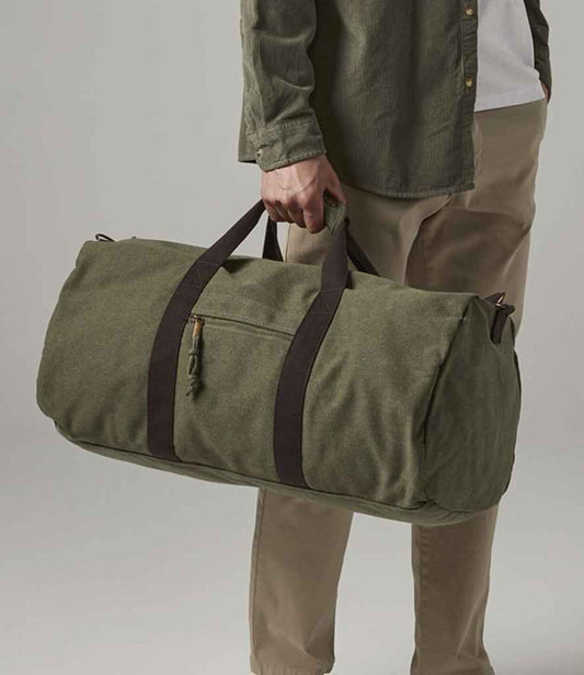 Quadra - Vintage Canvas Holdall - Pierre Francis