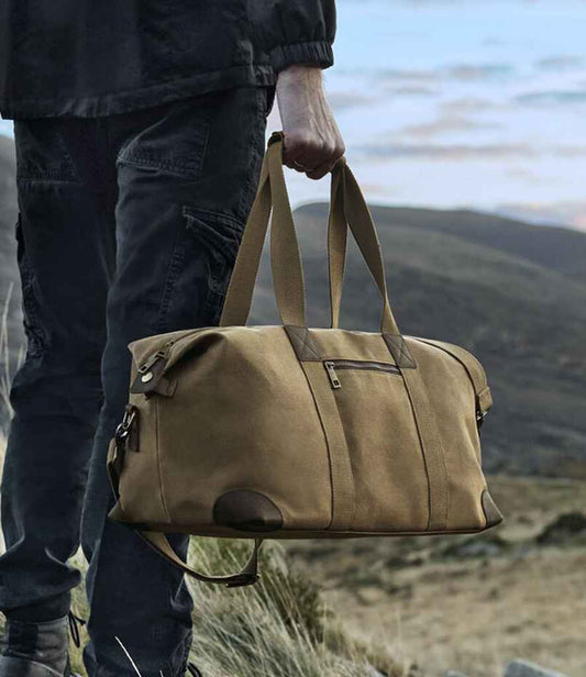 Quadra - Heritage Waxed Canvas Holdall - Pierre Francis