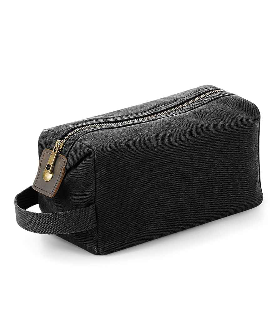 Quadra - Heritage Waxed Canvas Wash Bag - Pierre Francis