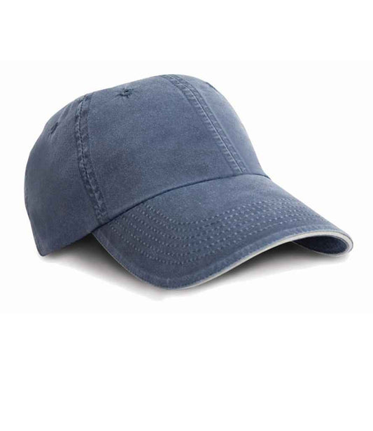 Result - Washed Fine Line Cotton Cap - Pierre Francis