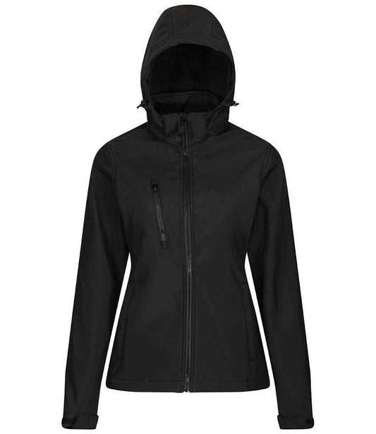 Regatta - Ladies Venturer Three Layer Hooded Soft Shell Jacket - Pierre Francis