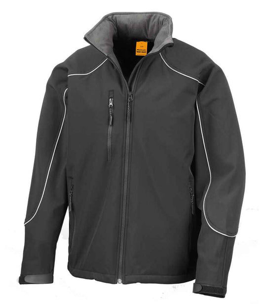 Result - Work-Guard Hooded Soft Shell Jacket - Pierre Francis