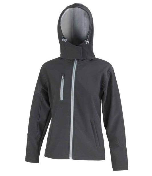 Result - Core Ladies Hooded Soft Shell Jacket - Pierre Francis