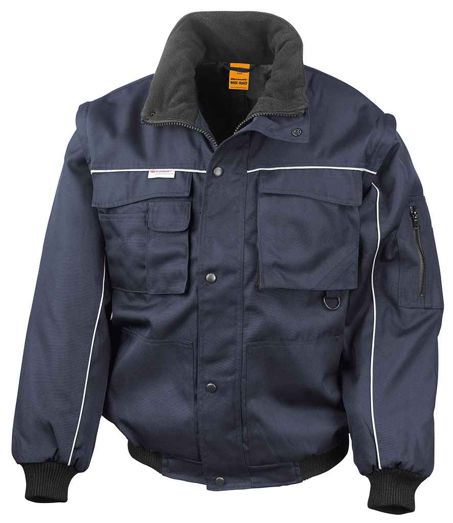 Result - Work-Guard Zip Sleeve Heavy Duty Jacket - Pierre Francis