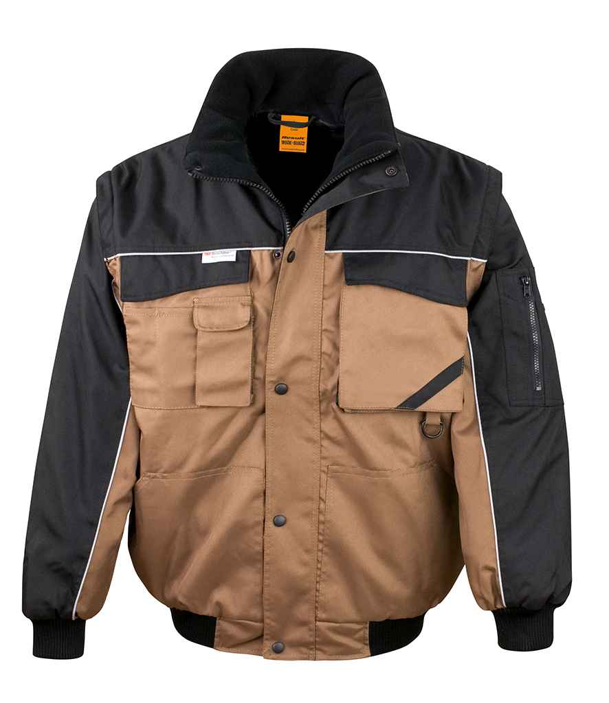 Result - Work-Guard Zip Sleeve Heavy Duty Jacket - Pierre Francis