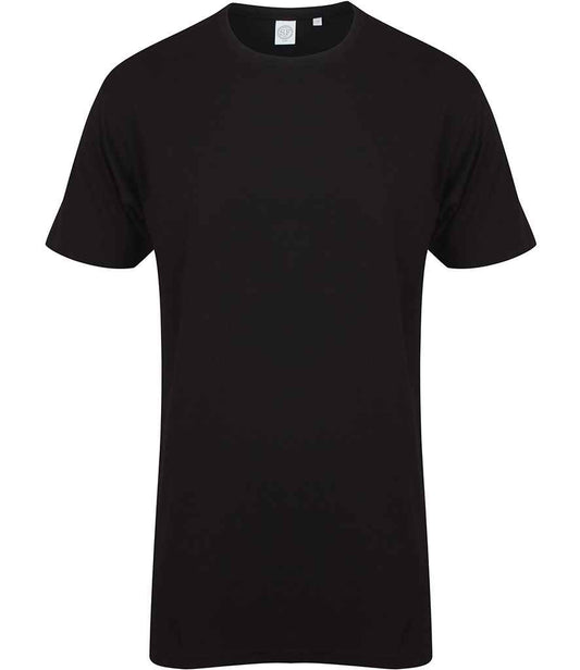 SF - Men Longline Dipped Hem T-Shirt - Pierre Francis