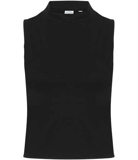 SF - Ladies High Neck Crop Vest - Pierre Francis