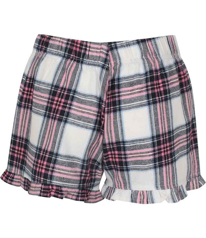 SF - Ladies Tartan Frill Shorts - Pierre Francis