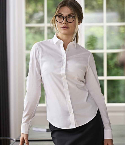 Tee Jays - Ladies Stretch Luxury Long Sleeve Poplin Shirt - Pierre Francis