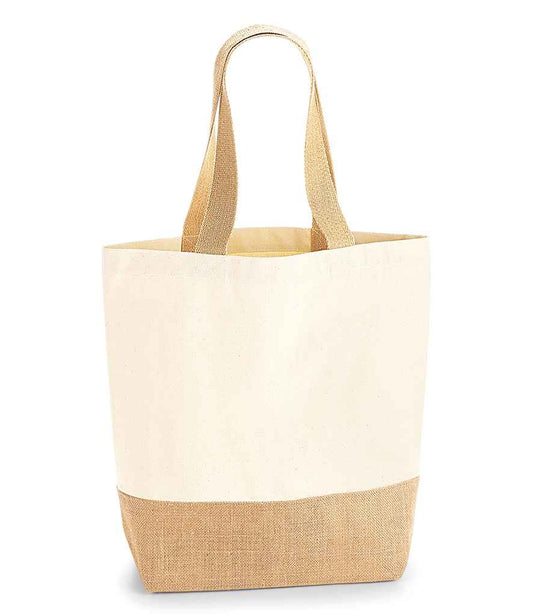 Westford Mill - Jute Base Canvas Shopper - Pierre Francis