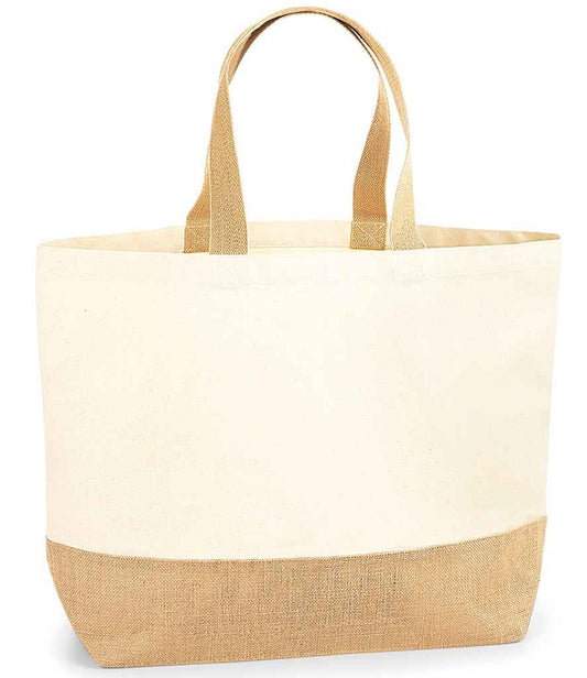 Westford Mill - Jute Base Canvas Tote XL - Pierre Francis