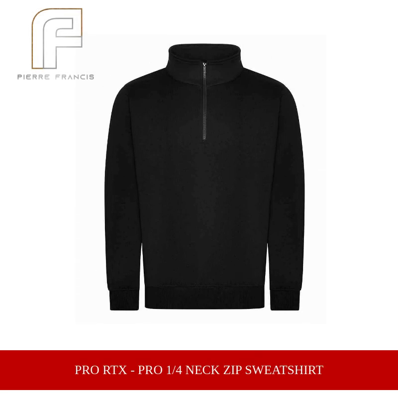 PRO RTX - Pro 1/4 Neck Zip Sweatshirt by@Outfy