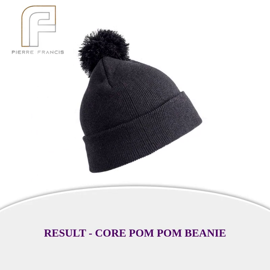 Result - Core Pom Pom Beanie by@Outfy