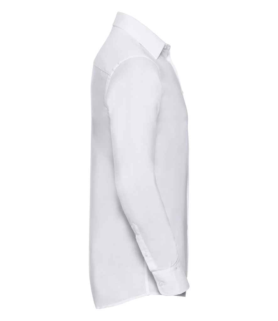 Russell Collection - Long Sleeve Tailored Oxford Shirt - Pierre Francis