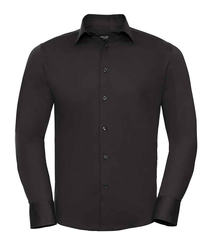 Russell Collection - Long Sleeve Easy Care Fitted Shirt - Pierre Francis
