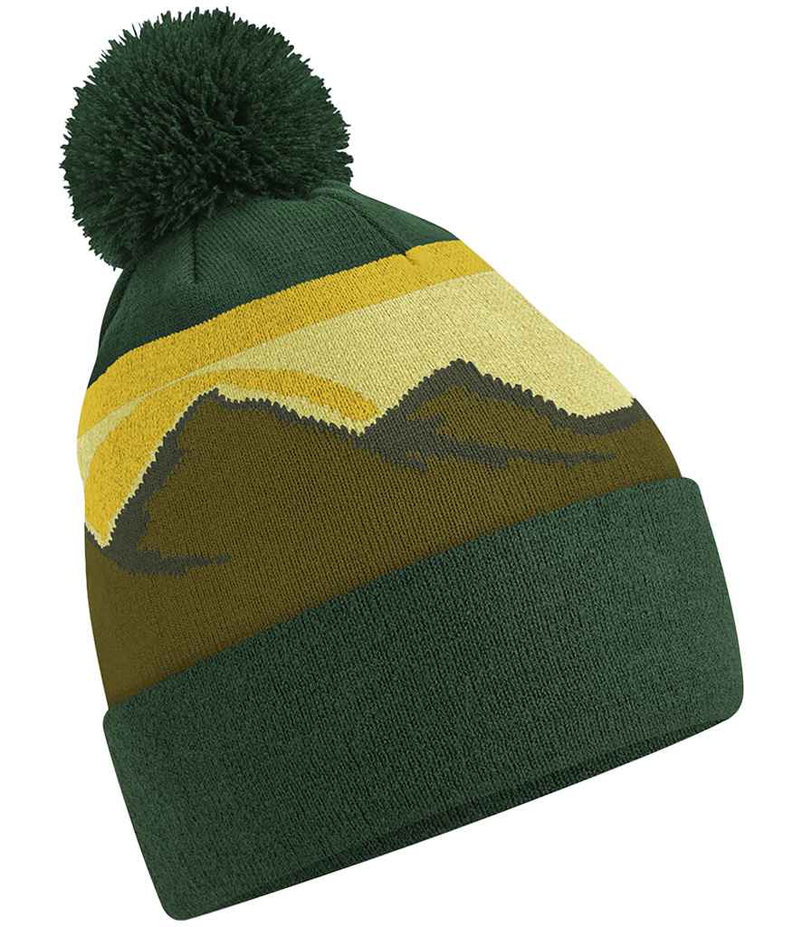 Beechfield - Mountain Peaks Pom Pom Beanie - Pierre Francis