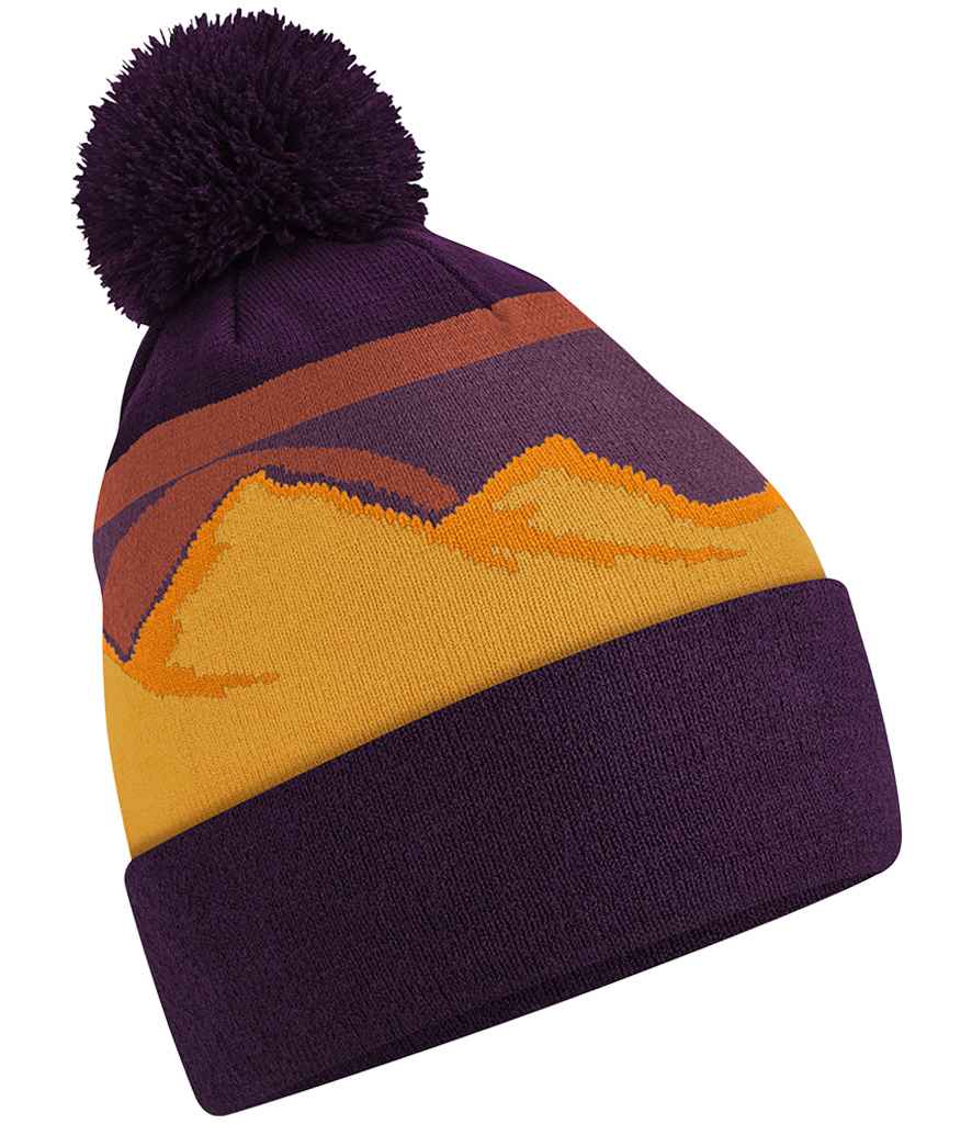 Beechfield - Mountain Peaks Pom Pom Beanie - Pierre Francis