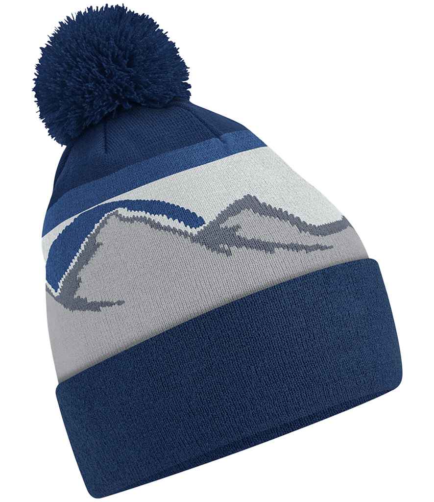 Beechfield - Mountain Peaks Pom Pom Beanie - Pierre Francis