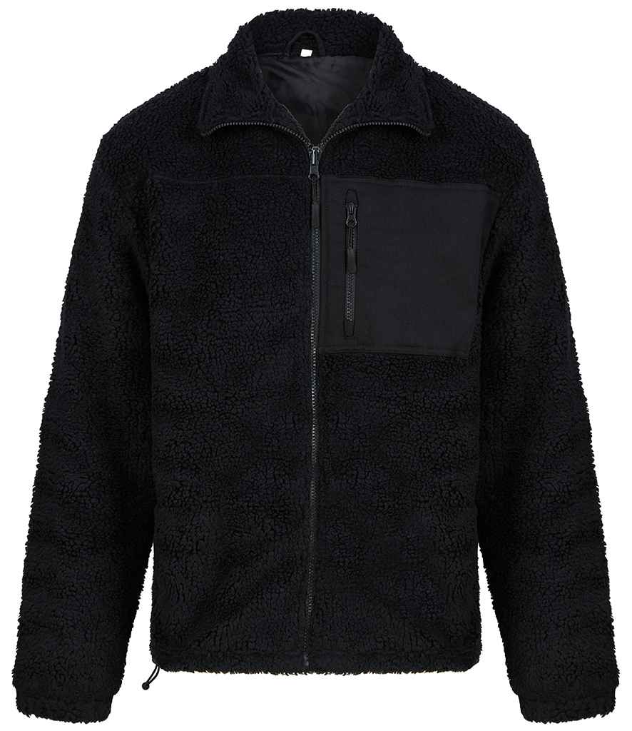 Front Row - Recycled Sherpa Fleece Jacket - Pierre Francis