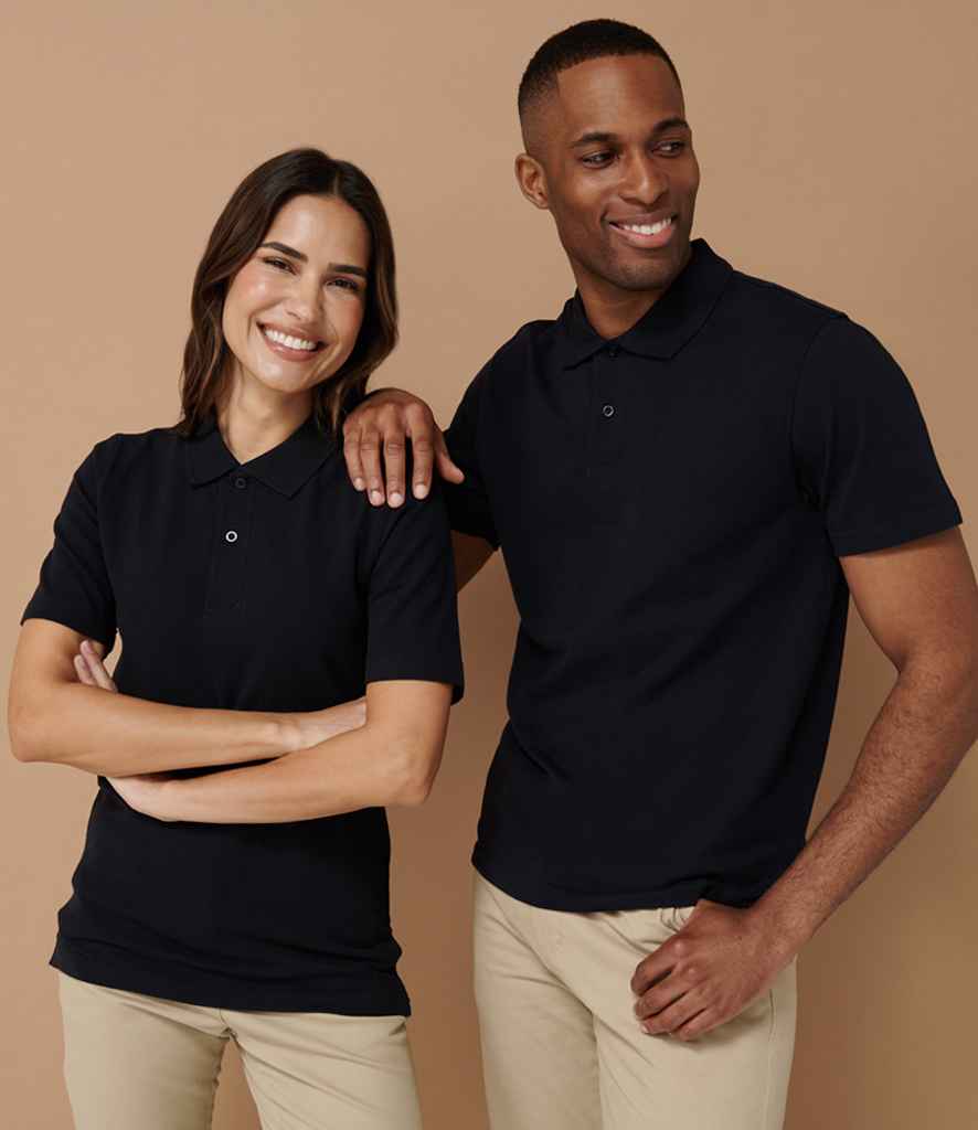 Henbury - Unisex Stretch Cotton Piqué Polo Shirt - Pierre Francis