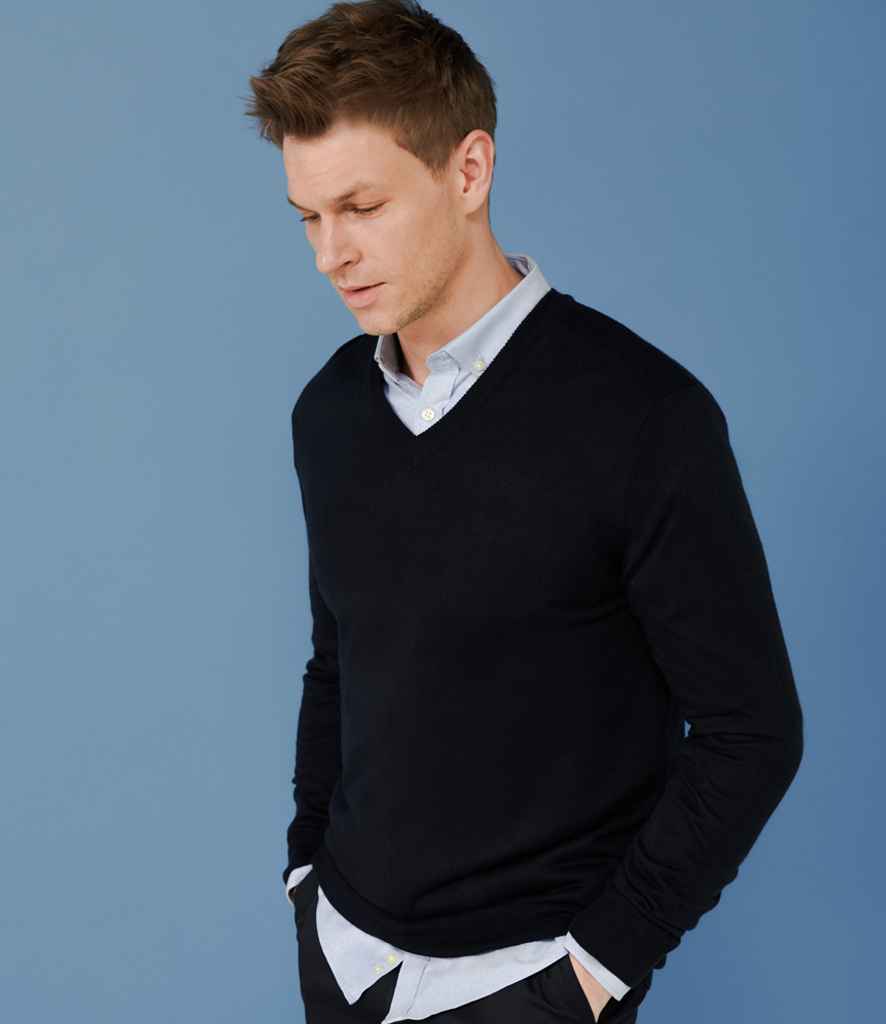 Henbury - Acrylic V Neck Sweater - Pierre Francis