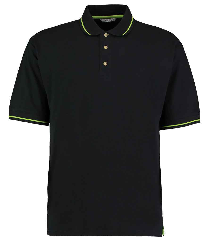 Kustom Kit - St Mellion Tipped Cotton Piqué Polo Shirt - Pierre Francis