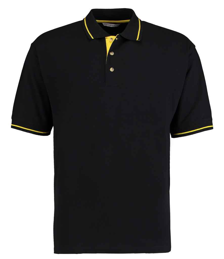 Kustom Kit - St Mellion Tipped Cotton Piqué Polo Shirt - Pierre Francis