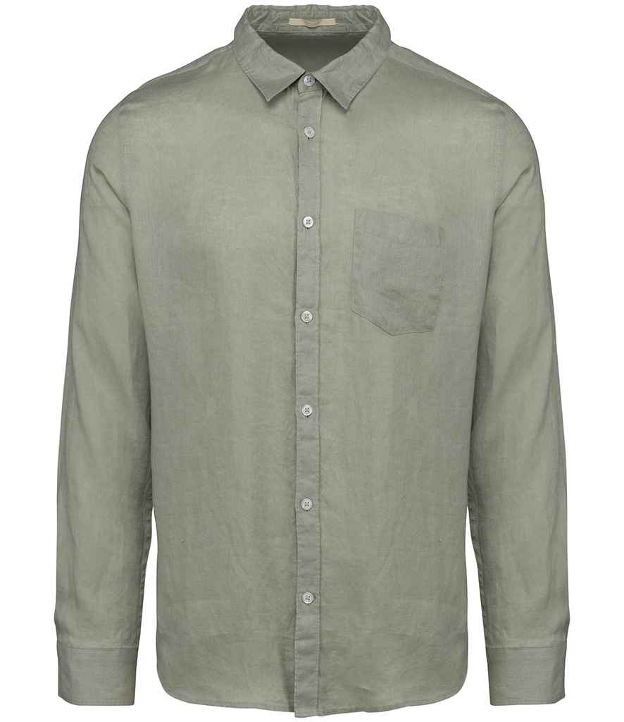 Native Spirit - Long Sleeve Linen Shirt - Pierre Francis