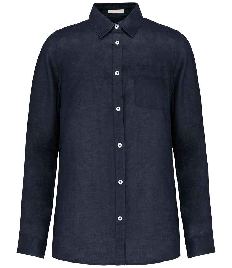 Native Spirit - Long Sleeve Linen Shirt - Pierre Francis