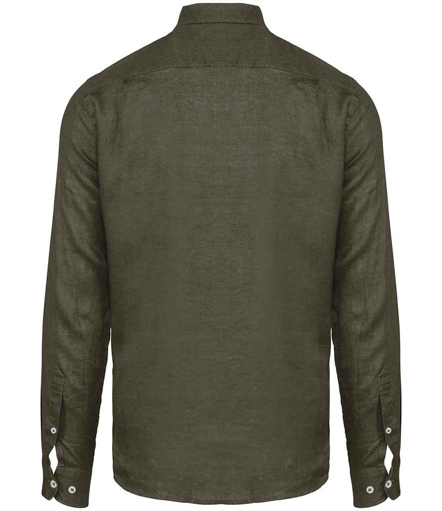 Native Spirit - Long Sleeve Linen Shirt - Pierre Francis