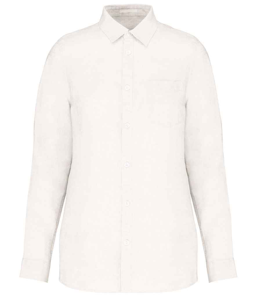 Native Spirit - Ladies Long Sleeve Linen Shirt - Pierre Francis