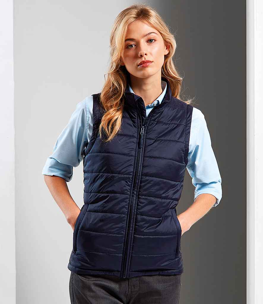 Premier - Ladies Recyclight Padded Gilet - Pierre Francis