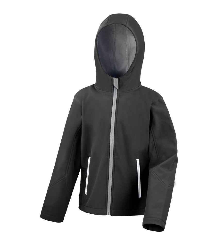 Result - Core Kids TX Performance Hooded Soft Shell Jacket - Pierre Francis