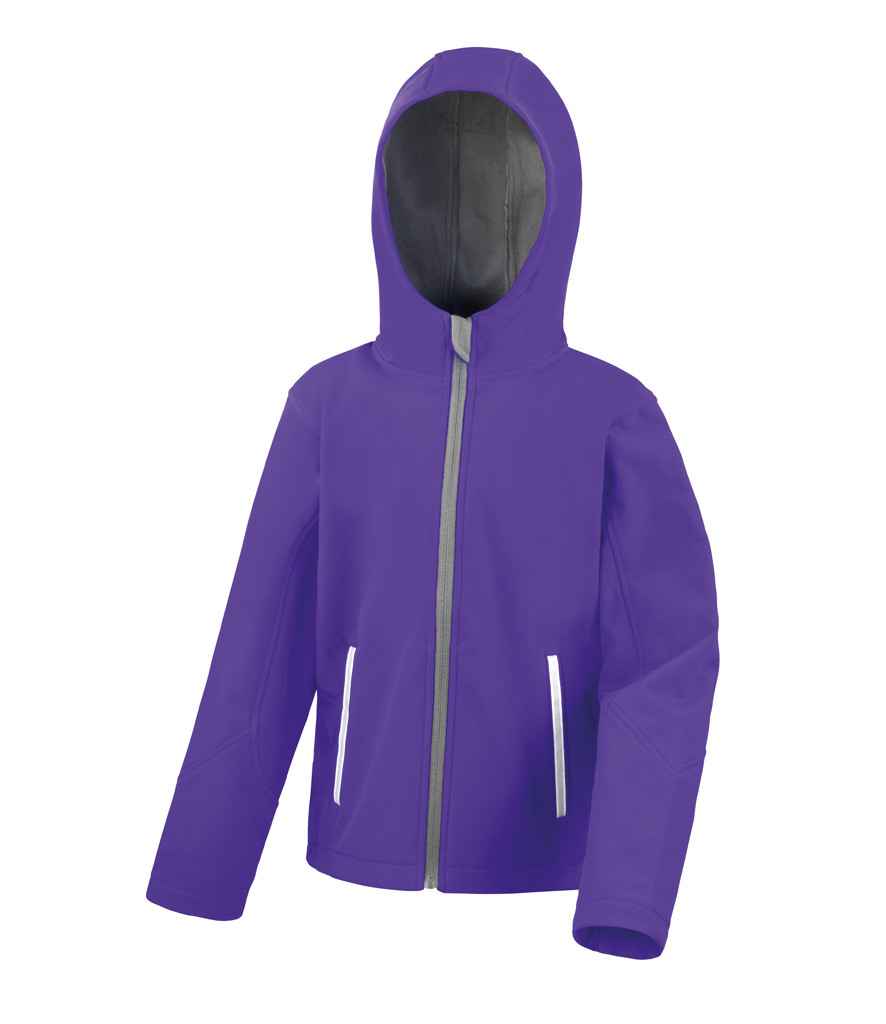 Result - Core Kids TX Performance Hooded Soft Shell Jacket - Pierre Francis