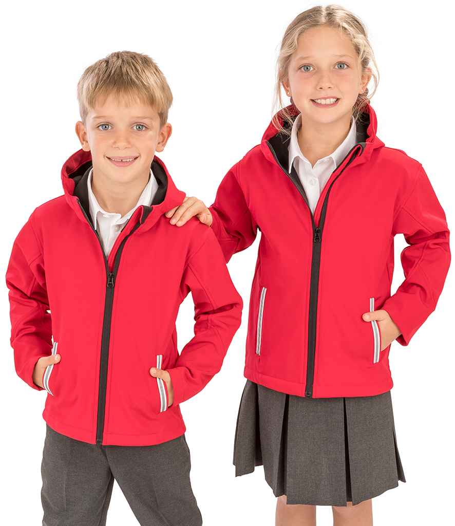 Result - Core Kids TX Performance Hooded Soft Shell Jacket - Pierre Francis