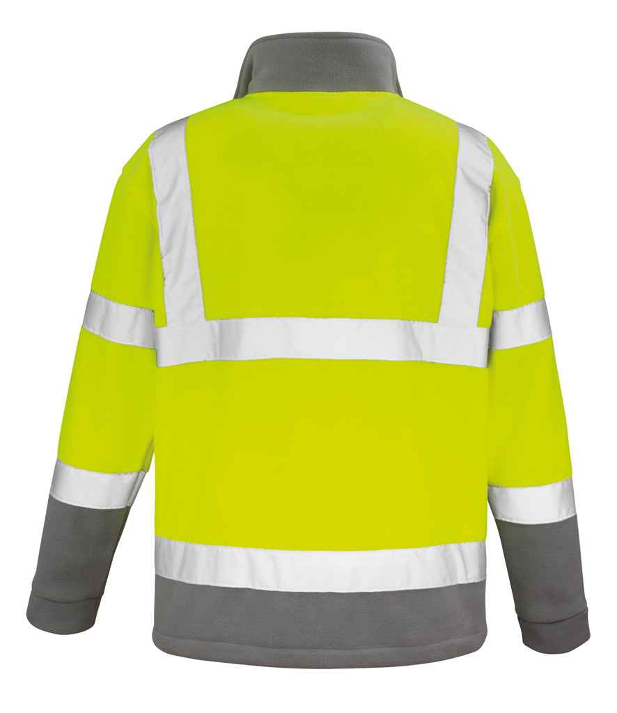 Result - Safe-Guard Hi-Vis Micro Fleece Jacket - Pierre Francis