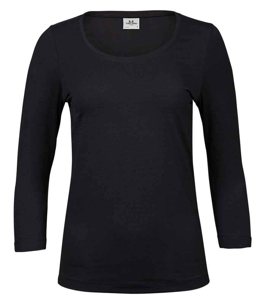 Tee Jays - Ladies Stretch 3/4 Sleeve T-Shirt - Pierre Francis