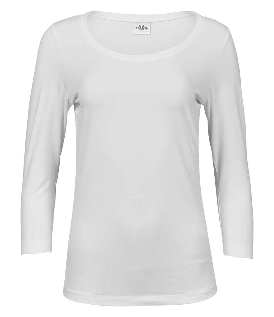 Tee Jays - Ladies Stretch 3/4 Sleeve T-Shirt - Pierre Francis