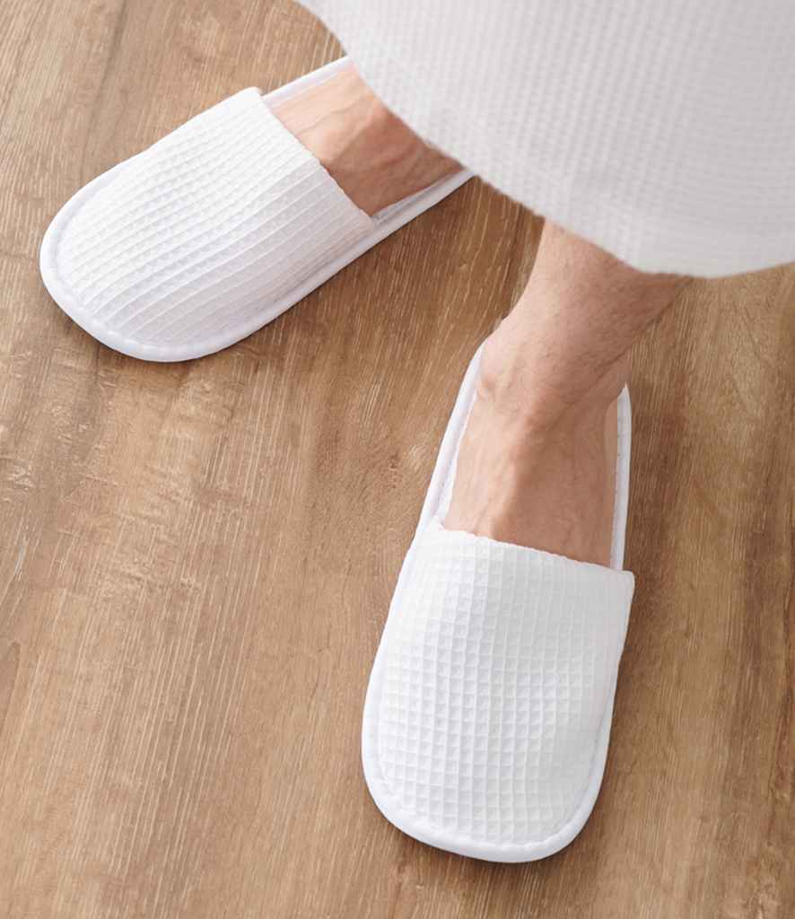 Towel City - Waffle Mule Slippers - Pierre Francis