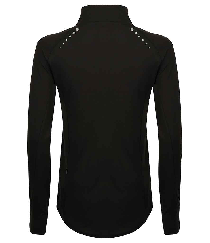 Tombo - Ladies Long Sleeve Zip Neck Performance Top - Pierre Francis