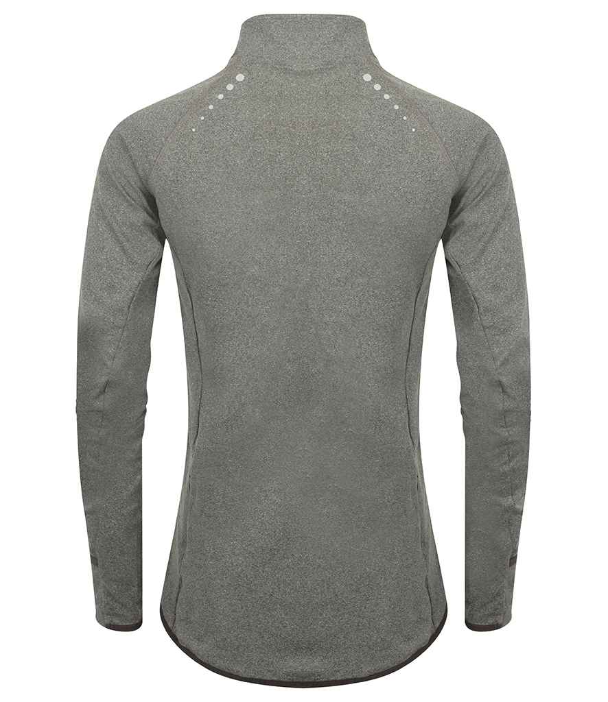 Tombo - Ladies Long Sleeve Zip Neck Performance Top - Pierre Francis